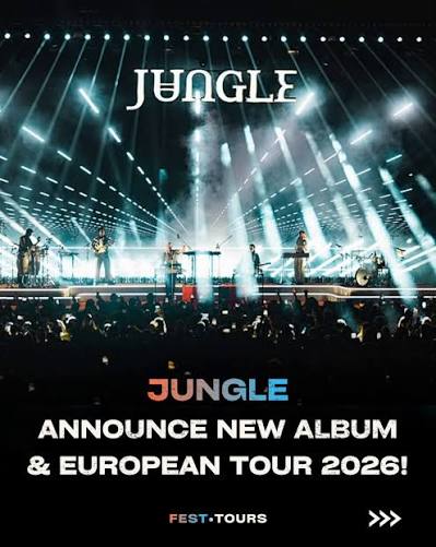 Jungle live tour poster 2026 & 2027