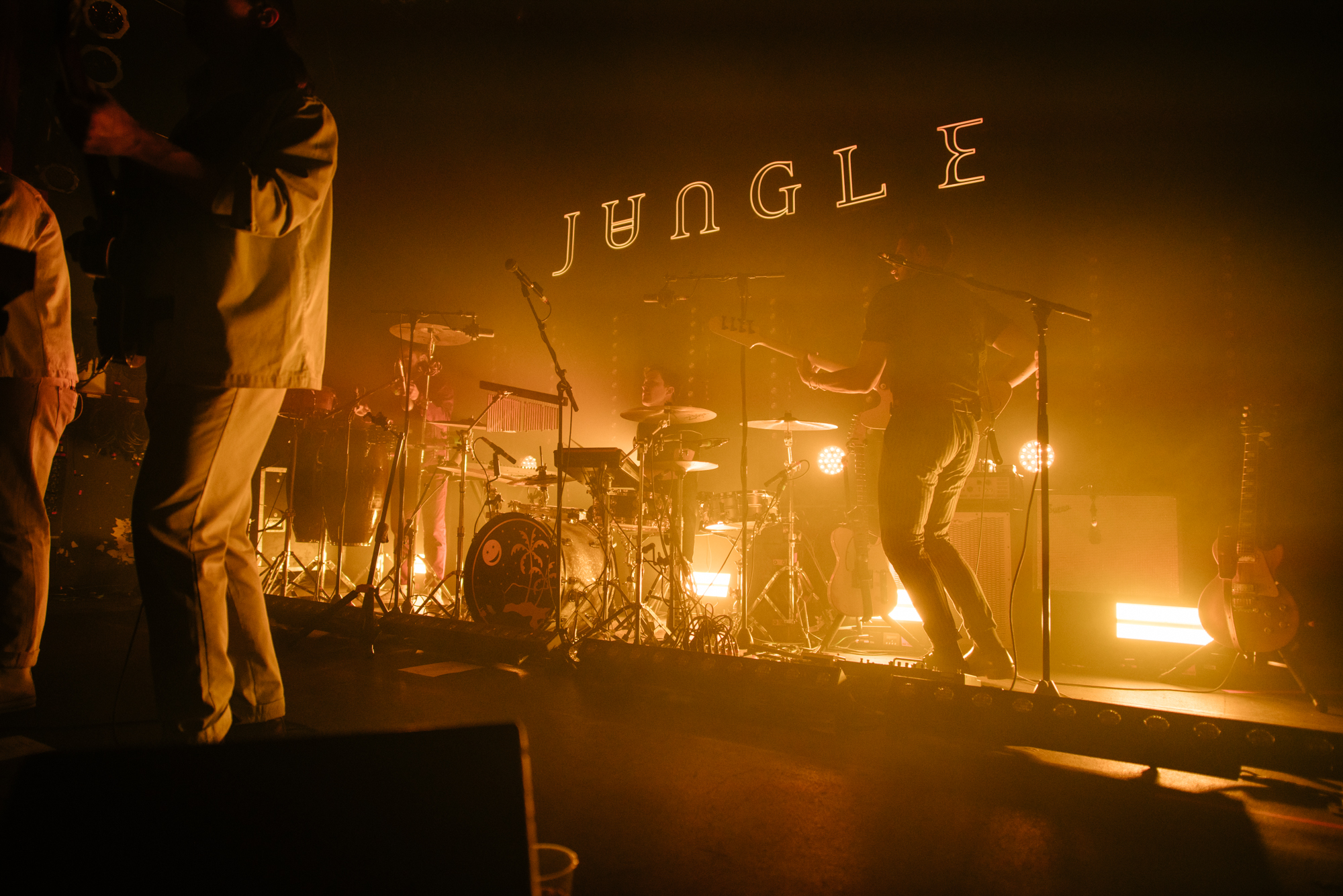 Jungle performing on tour